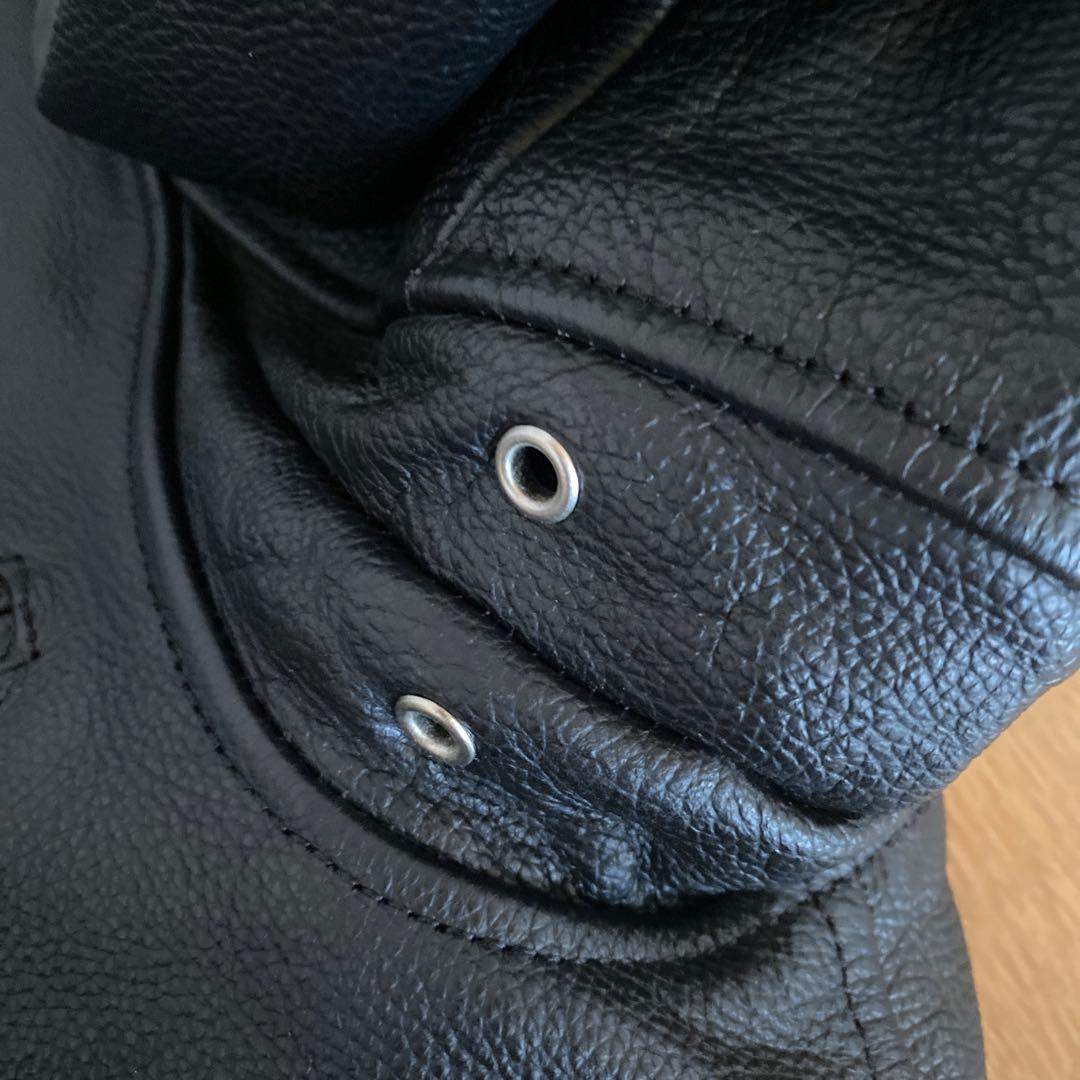 カウレザー　rookie leathers シングルライダース 革ジャン 牛革