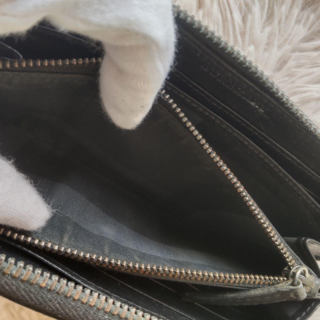 BURBERRY ✨ラウンドウォレット✨長財布✨ブラック✨ロゴ✨ノバチェック