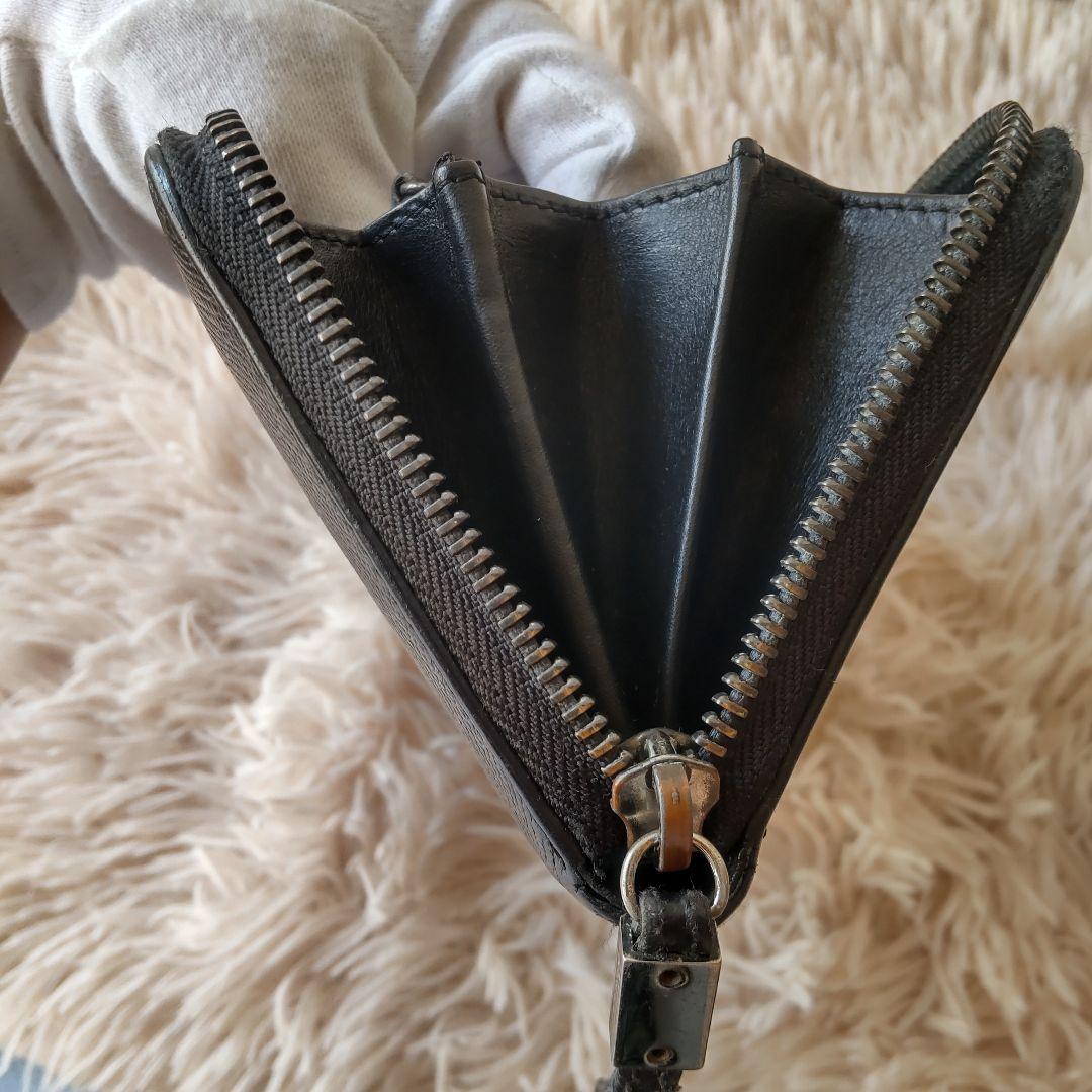 BURBERRY ✨ラウンドウォレット✨長財布✨ブラック✨ロゴ✨ノバチェック