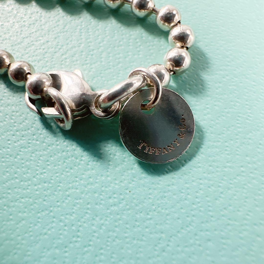 TIFFANY&Co ティファニー ボールチェーン シルバー 純正 約84cm