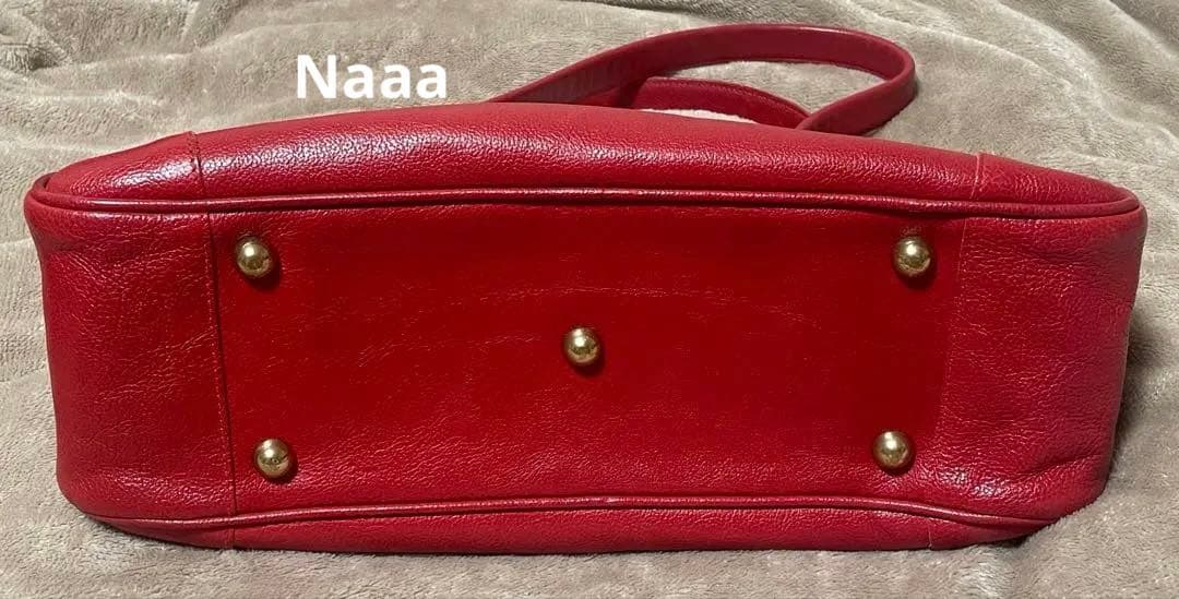 IL BISONTE ボストンバッグ 赤