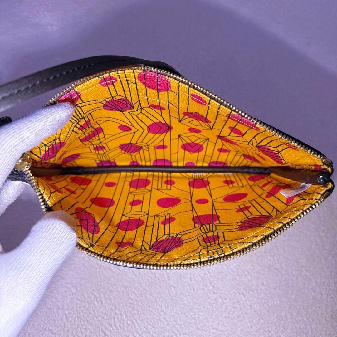 激レア【未使用】MCM アクセサリーポーチ ヴィセトス柄 レザー ゴールド金具