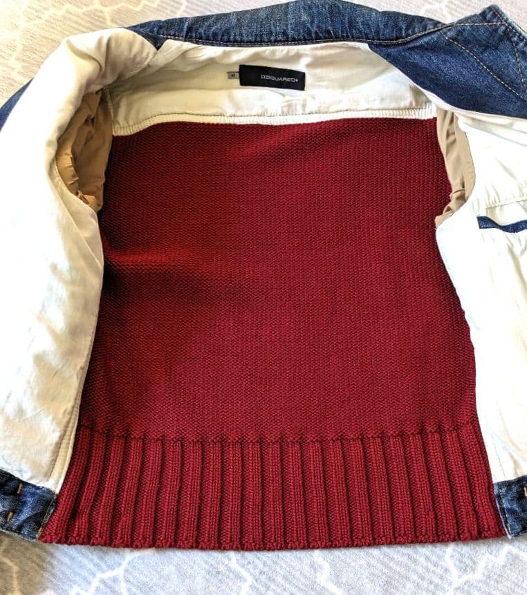 DSQUARED/ディースクエアド　size 50 切り替えしダウンブルゾン