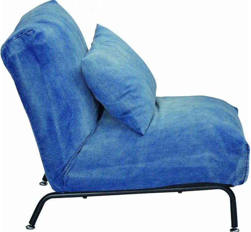 本日限定値下げ ヴィンテージ風 デニムブルー 1人掛けソファ