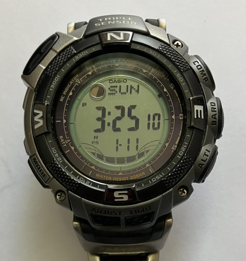 CASIO PRO TREK トリプルセンサー PRW-1500TJ