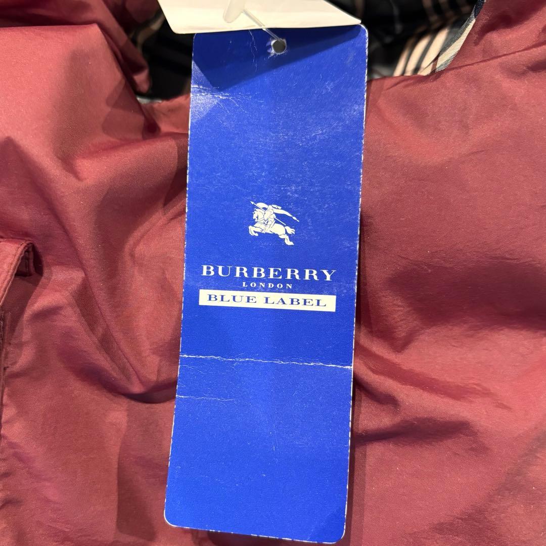 ★BURBERRY BLUＥLABEL★M★ファーダウンベスト★新品43000円