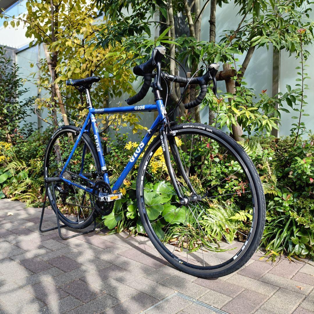 GIOS FURBO ロードバイク (540mm/タイヤ新品) クロモリ