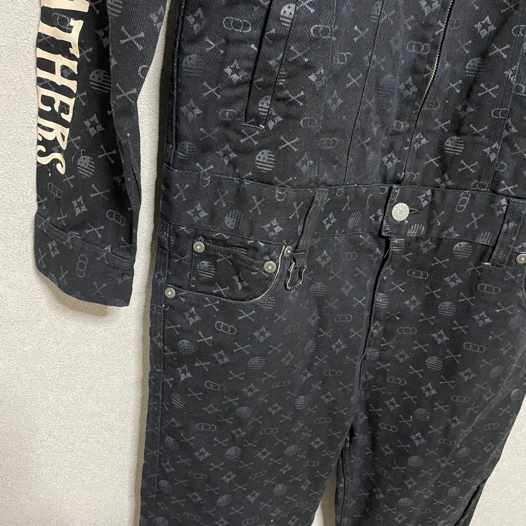 美品　VANSON モノグラム　オーバーオール　つなぎ オ－ルインワン　XL