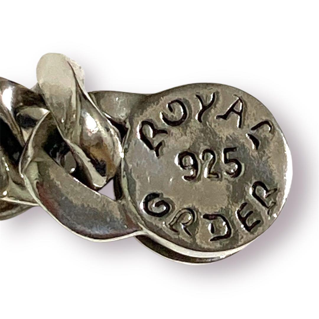 Order ブレスレット　ロイヤルオーダー　シルバー925 【研磨済】