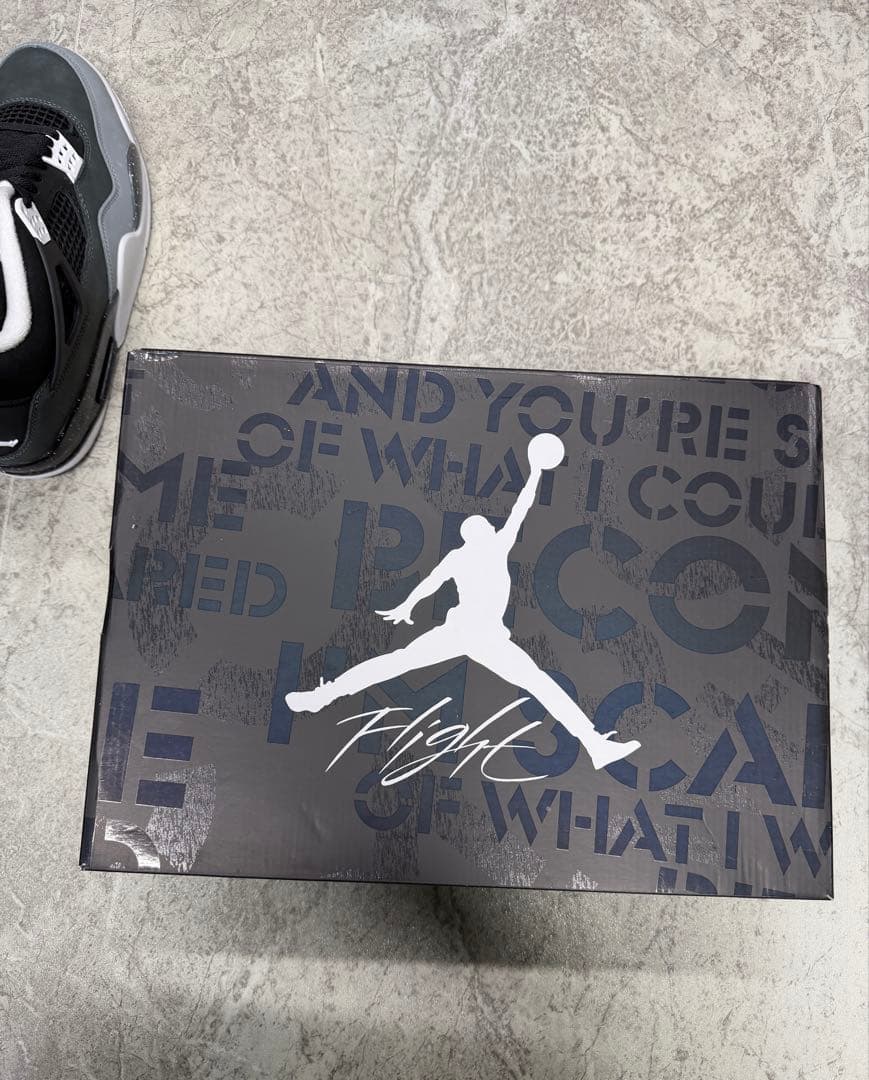 Nike Air Jordan 4 Retro \"Fear\" 27.5cm 新品