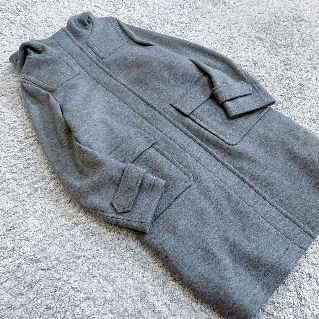 新品•未使用•タグ付き【2way仕様／着脱ライナー】アマカ／比翼ダッフルコート