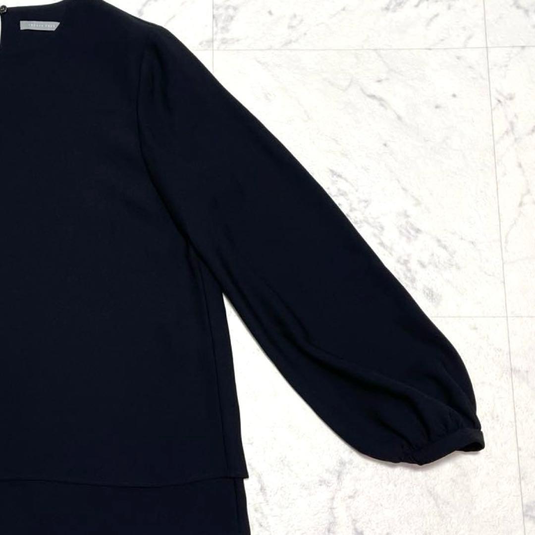 まなみんママ✨セオリーリュクス 現行 ELIDA3 二枚仕立て ブラック