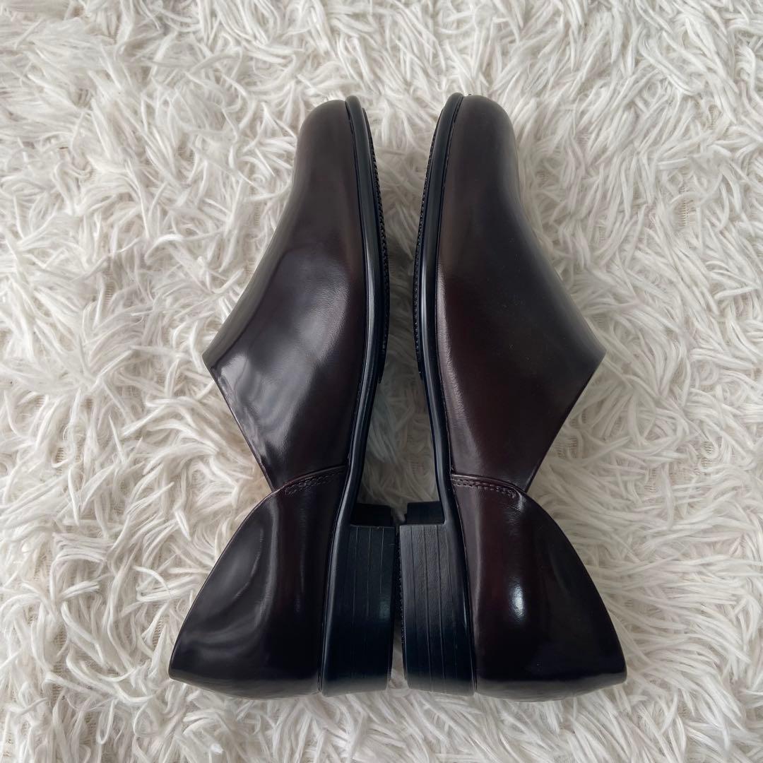 極美品✨HARUTA Spock Shoes スリッポン ブラウン 25 2E