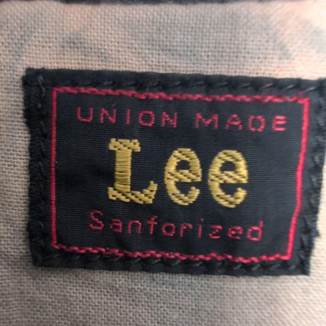 Lee レザージャケット 黒38