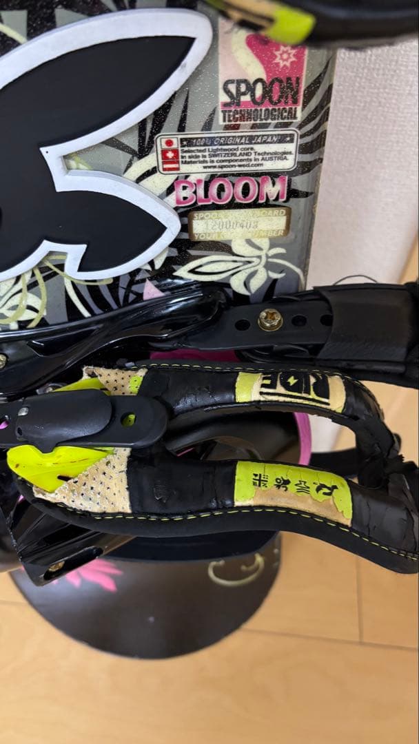 SPOON Bloom スノーボード レディース ビンディング 板137cm