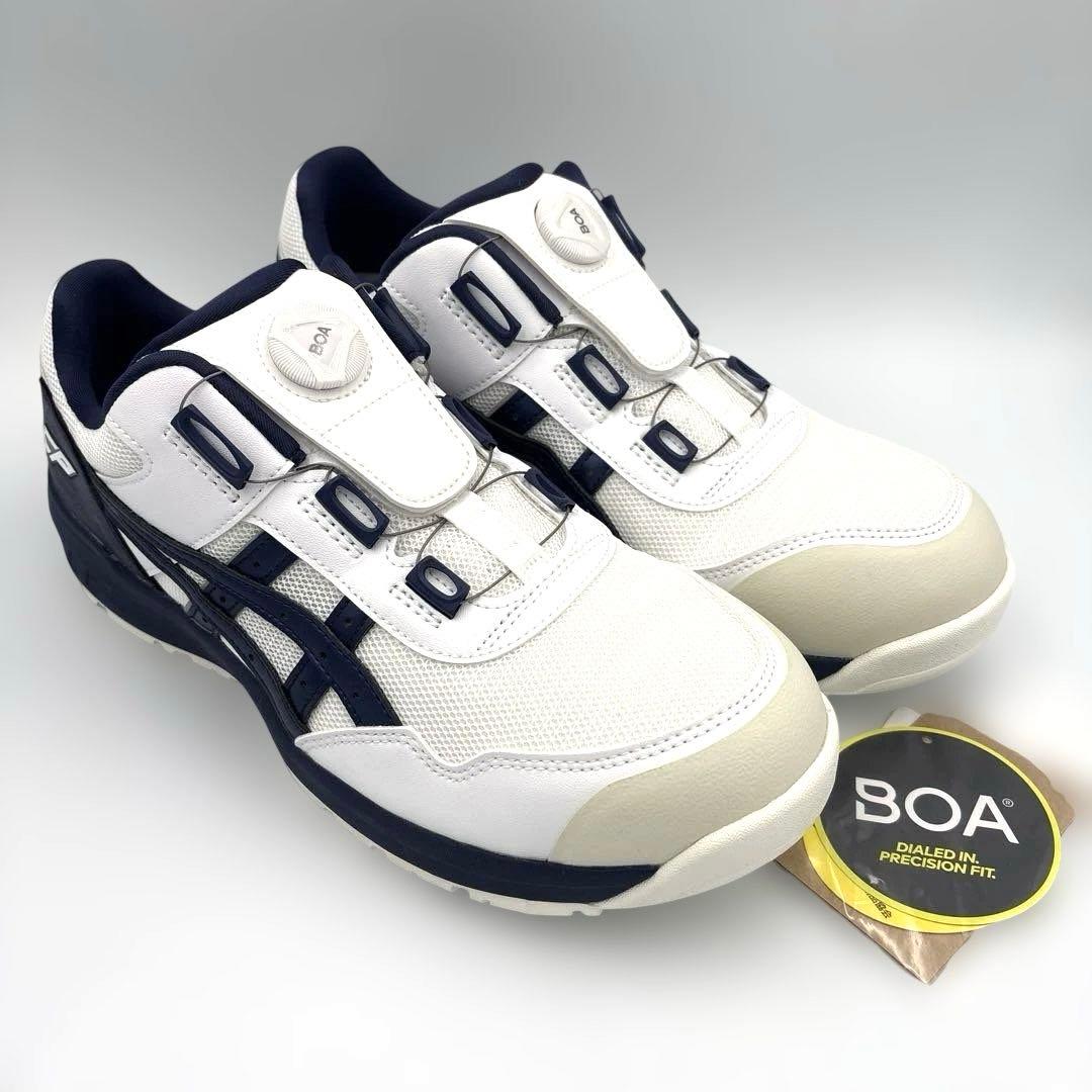 ✨未使用✨アシックス 安全靴 ウィンジョブ 【28cm】白CP209 BOA