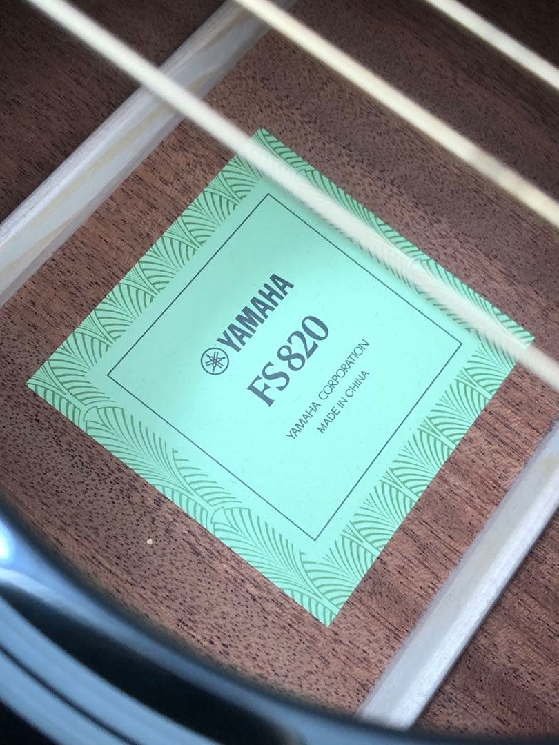 YAMAHA FS820 アコースティックギター ブラック その他 小道具