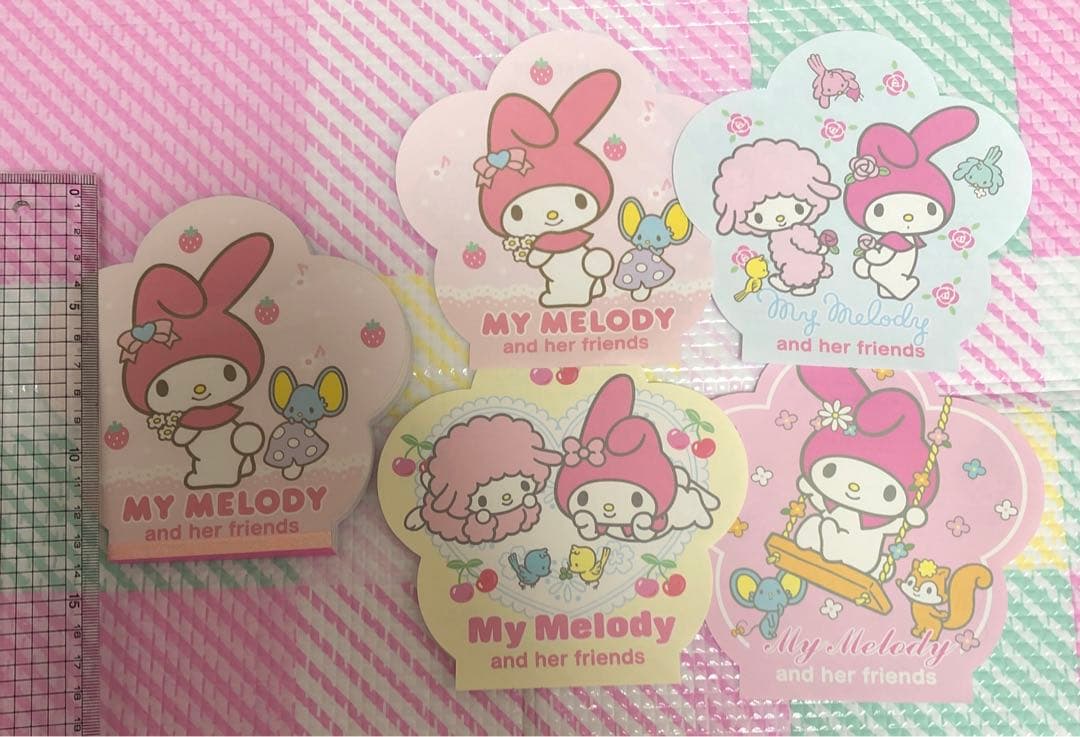 サンリオ　おすそ分けファイル　メモ帳　バラメモ　キティ　キキララ マイメロ