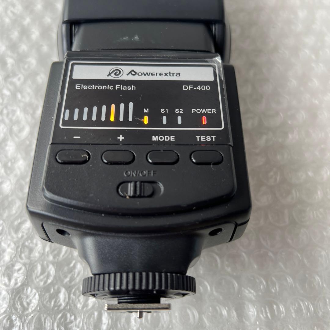 powerextra  electronic flash FD-400 ストロボ