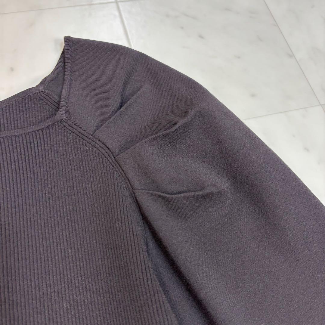 あこ です★ 【La maglia】スクエアネック ニットプルオーバー