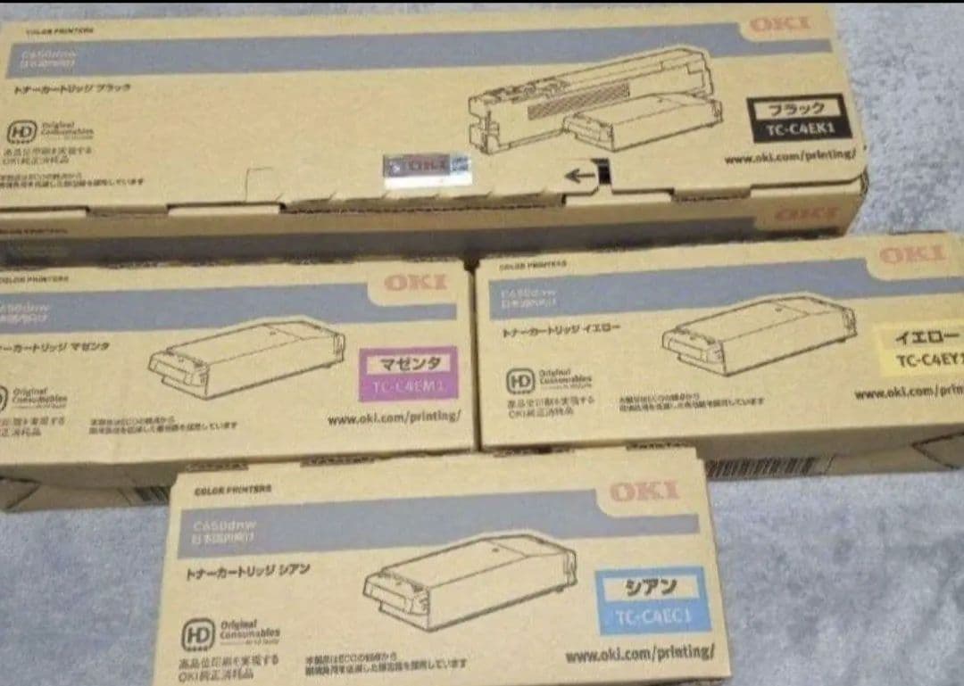 ＯＫＩトナーカートリッジ　４本セット