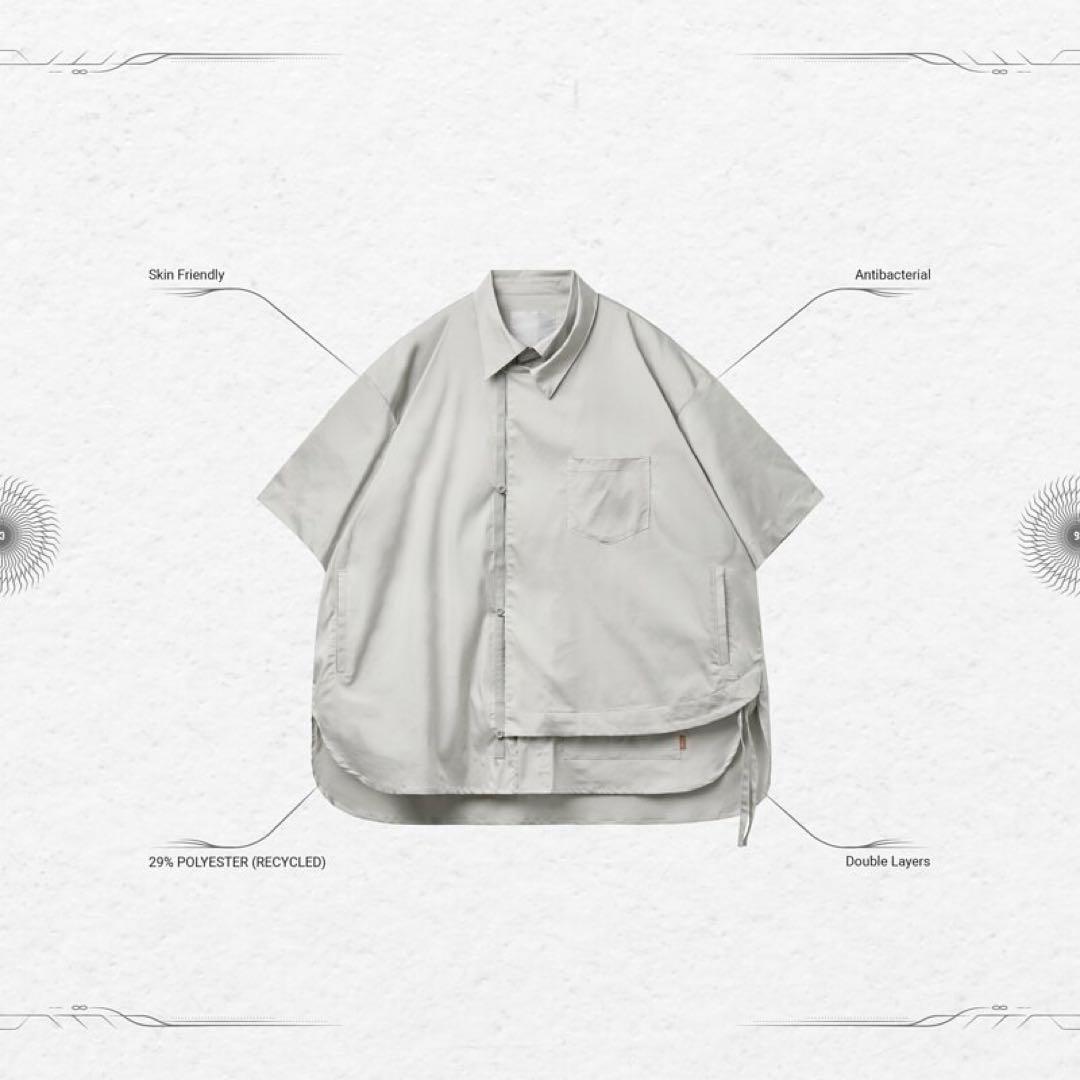 トップス GOOPiMADE GNV-05SoftBox 2-Layer Shirt