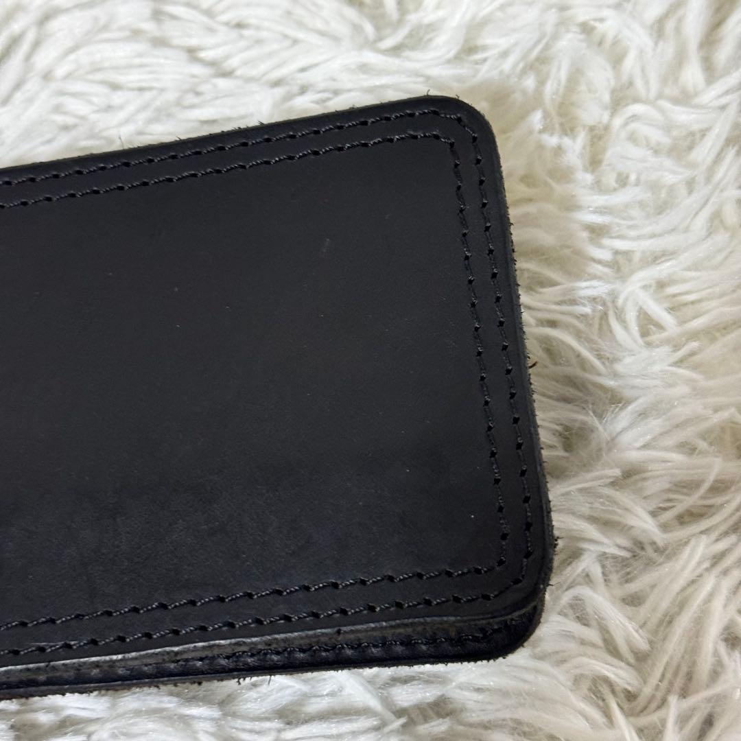 未使用級✨VASCO ヴァスコ　マネークリップ　ケース　ブラック　レザー