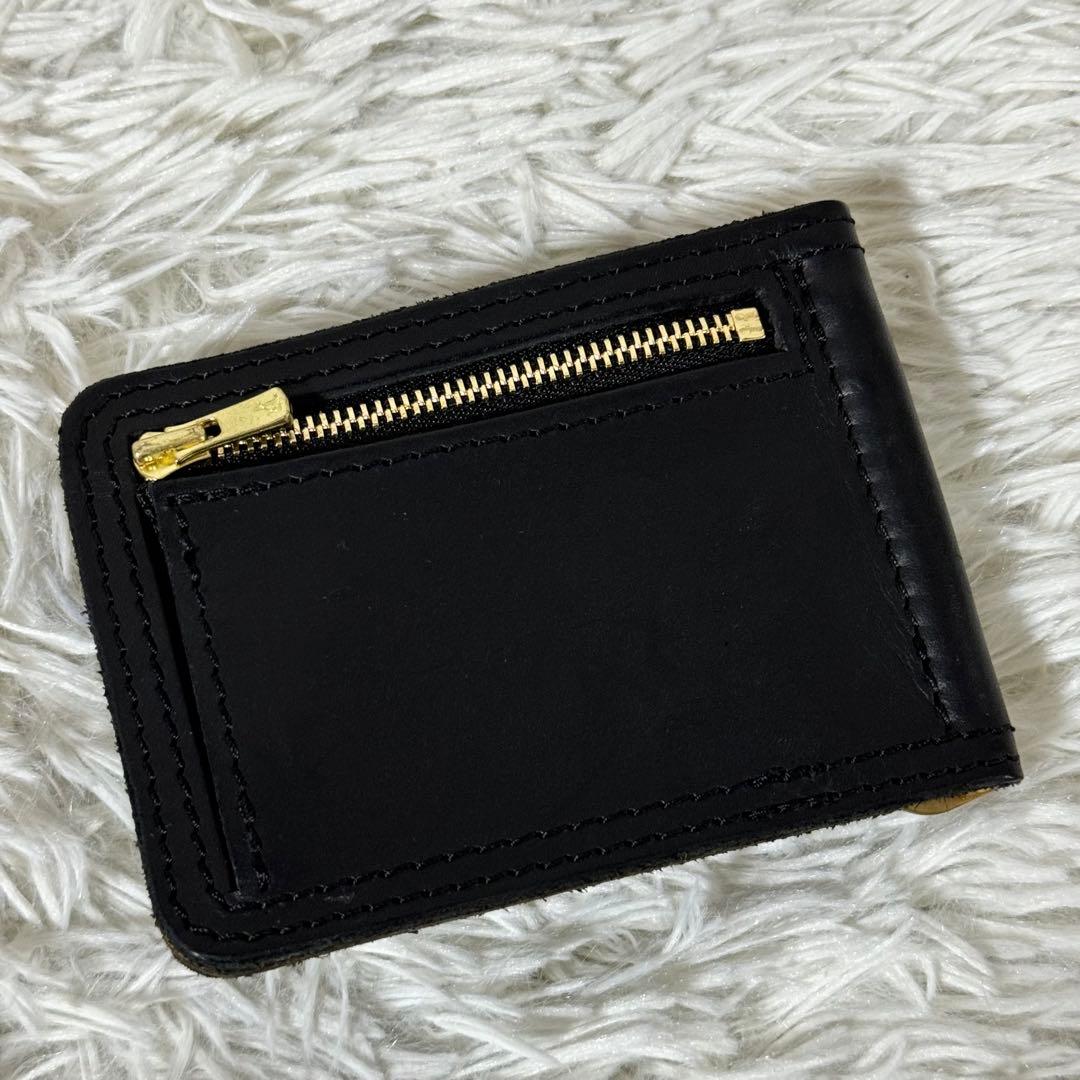 未使用級✨VASCO ヴァスコ　マネークリップ　ケース　ブラック　レザー