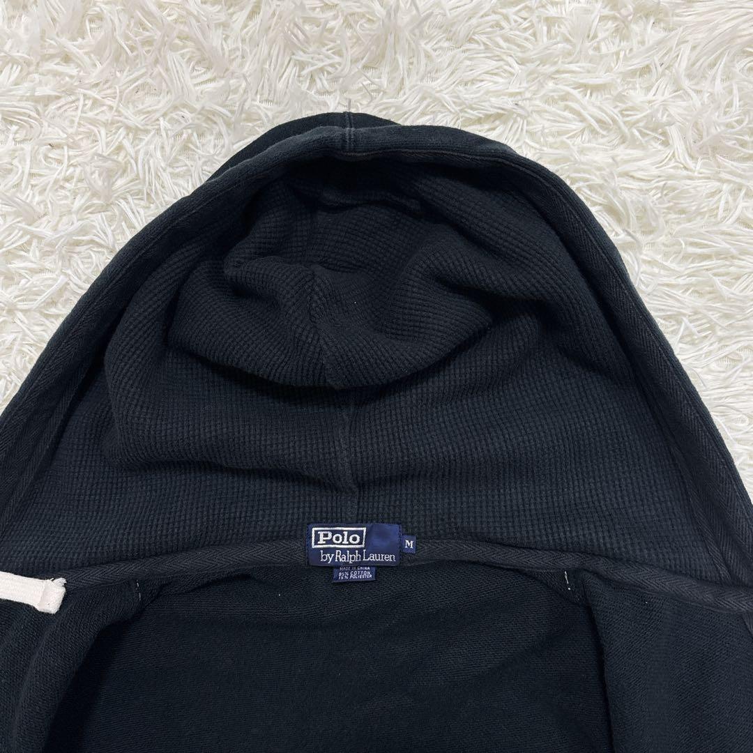 Polo by Ralph Lauren パーカー　ブラック　裏地サーマル　M