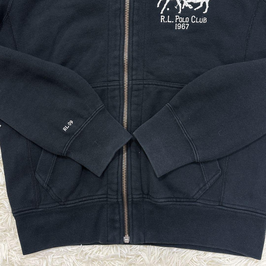 Polo by Ralph Lauren パーカー　ブラック　裏地サーマル　M