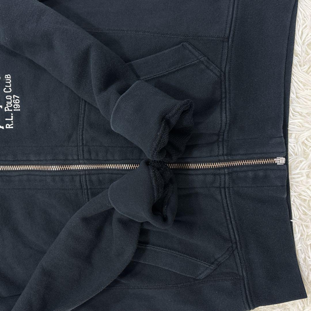 Polo by Ralph Lauren パーカー　ブラック　裏地サーマル　M