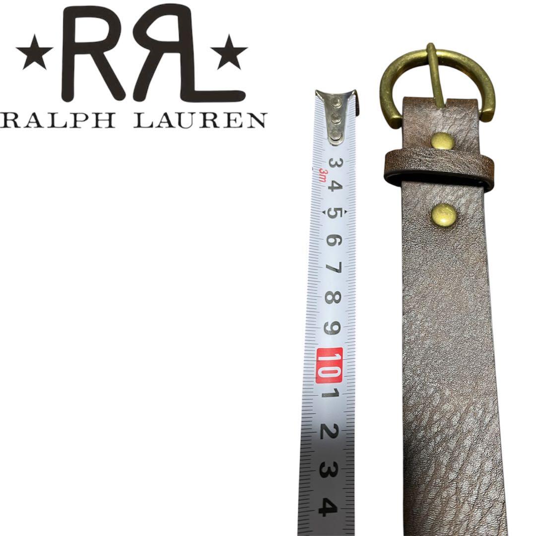 イタリア製 RRL double RL ダフルアールエル レザーベルト