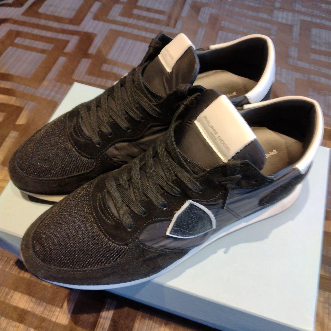 PHILIPPE MODEL ブラックスニーカー