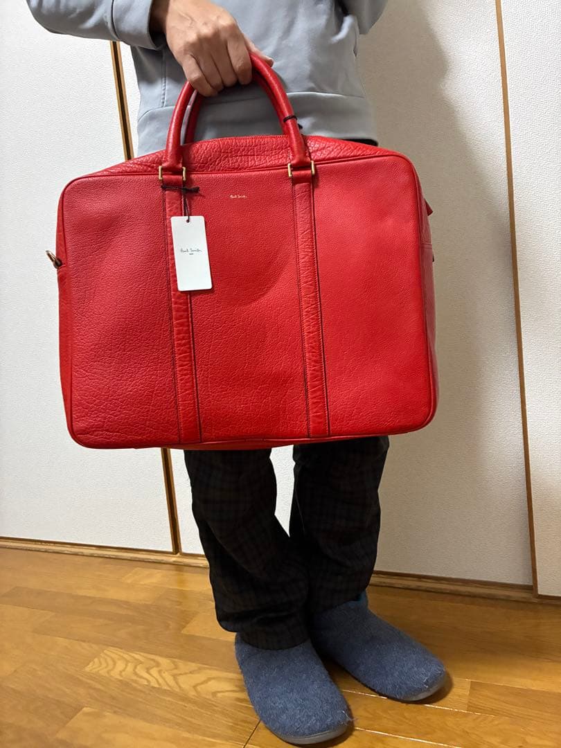 コ*タ様 ポールスミス　レザーブリーフバック　大容量