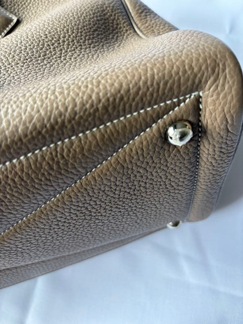 【美品】Hermesエルメスヴィクトリア35エトゥープQ刻⭐︎付属品あり