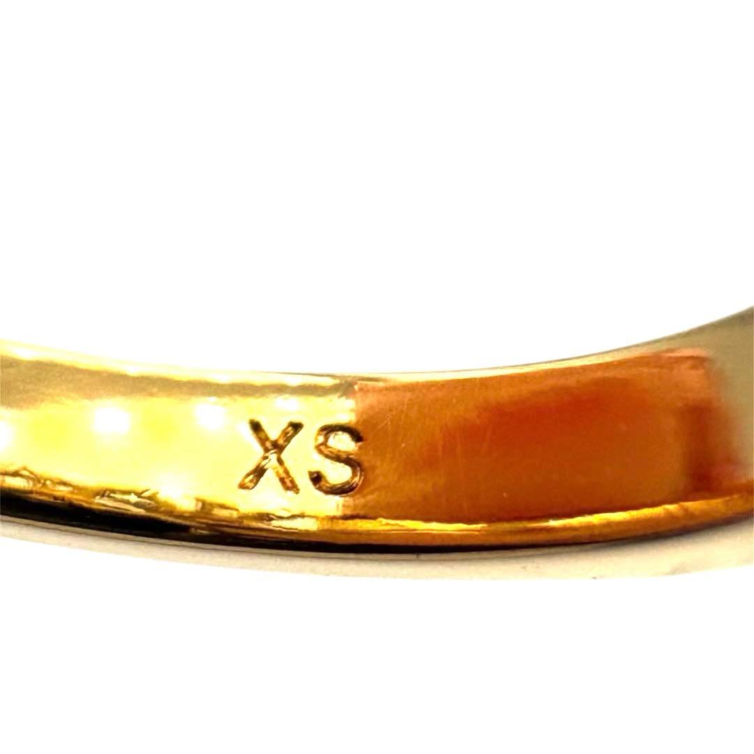 M*I様 【Dior 】ゴールド ロゴリング クリスタル装飾