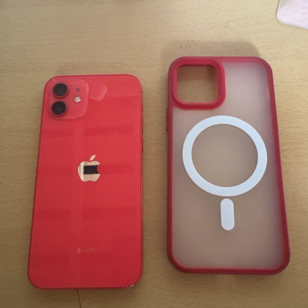 Apple iPhone 12 (レッド) 64GB 本体 + ケース