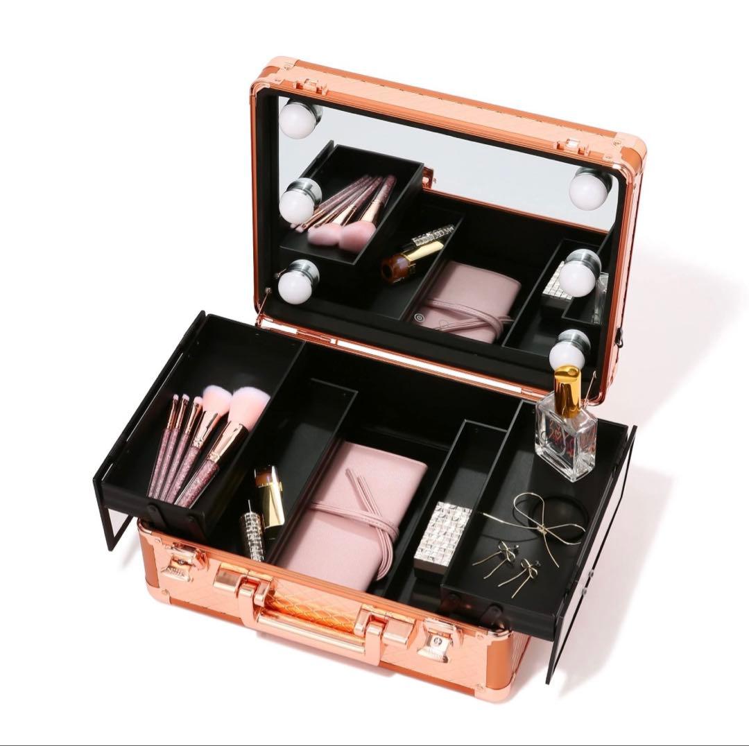 未使用級 フランフラン ヴァリーズ ハリウッドボックスS メイクボックス