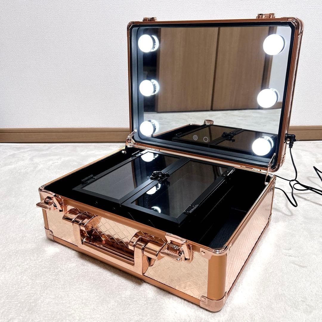 未使用級 フランフラン ヴァリーズ ハリウッドボックスS メイクボックス