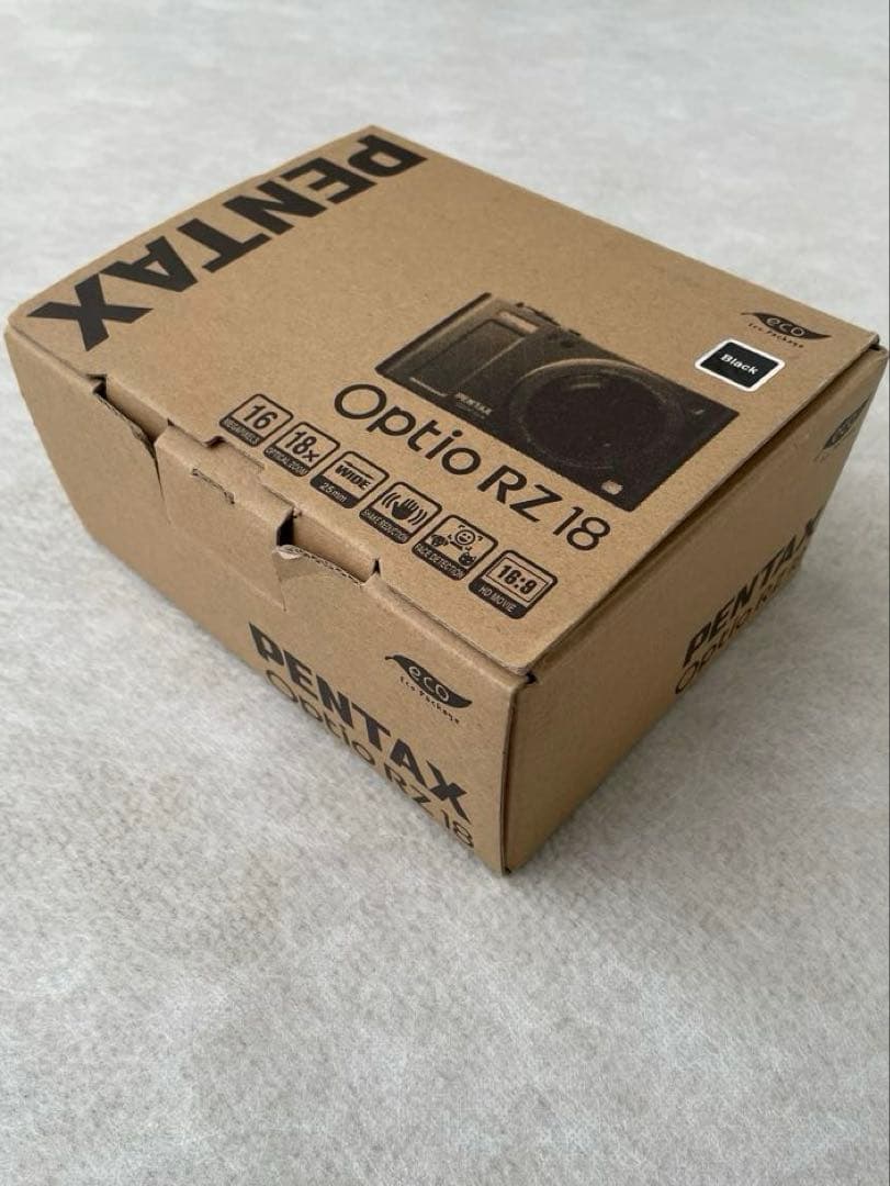 【新品】PENTAX Optio RZ18 ブラック