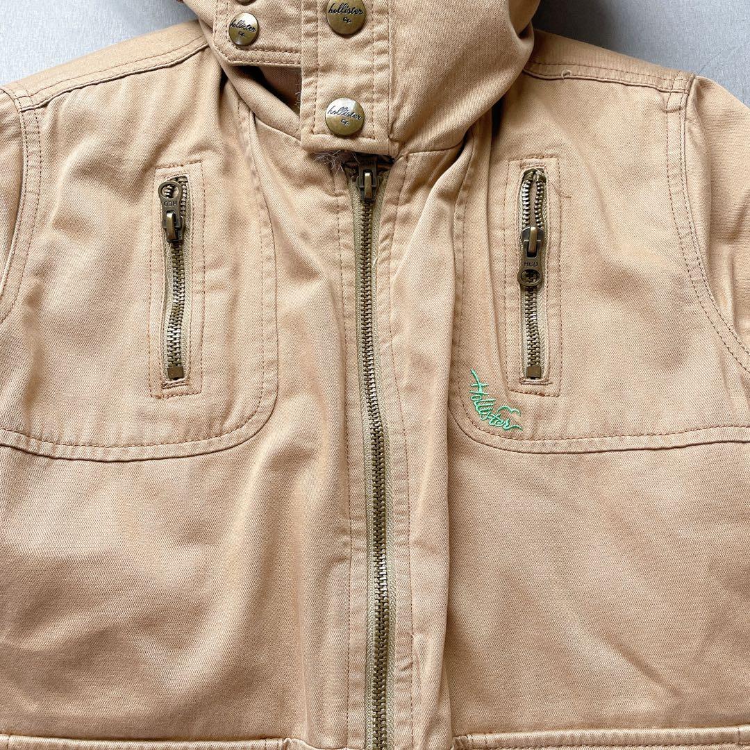 y2k ホリスター　グランジ ファー　短丈　ミリタリージャケット　平成ギャル