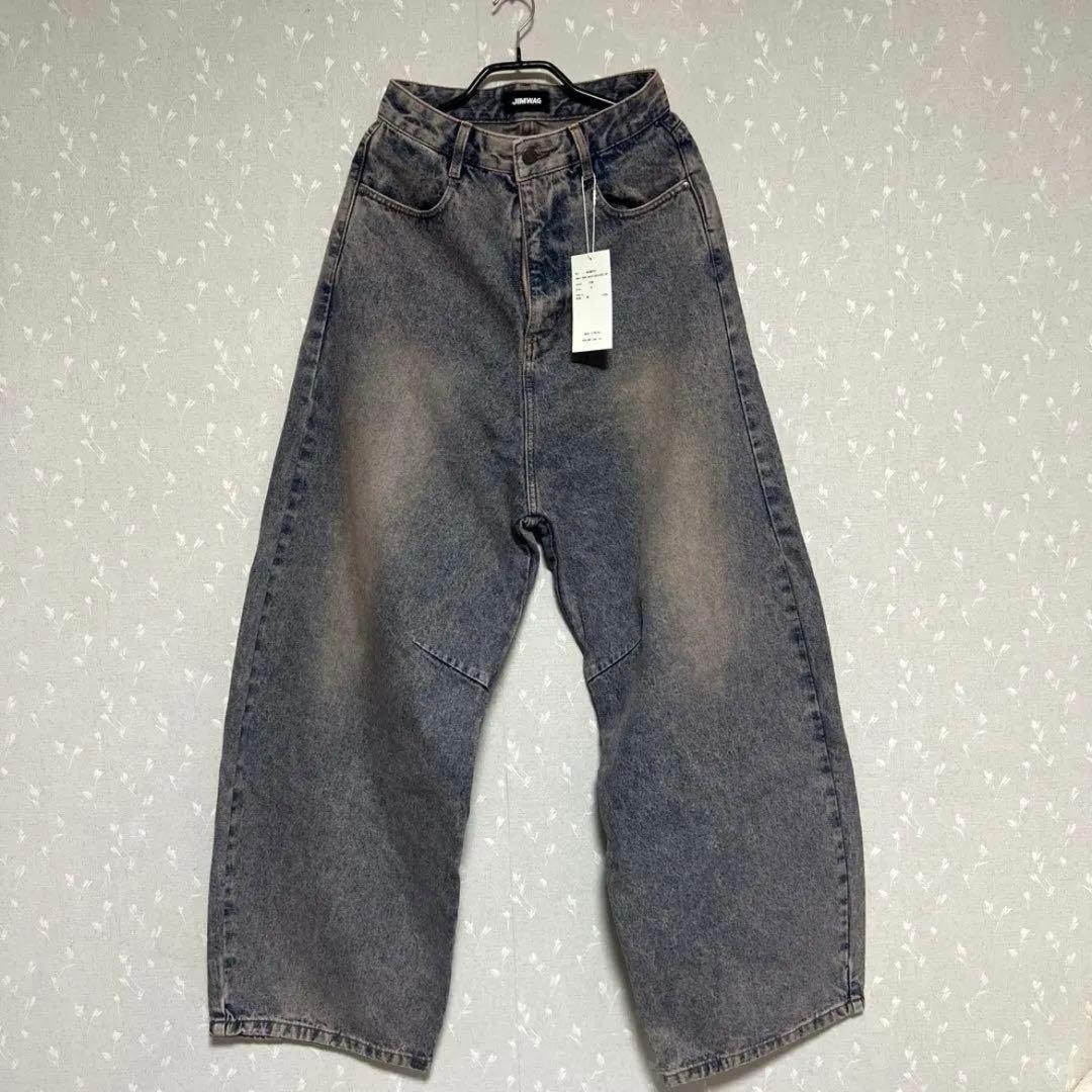 JIMWAG smart bomb denim pants PINK Mサイズ