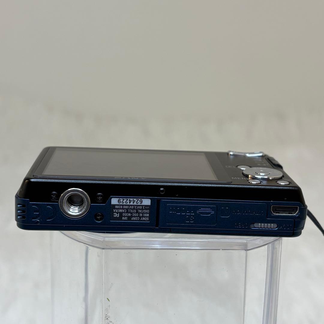 SONY カメラ　DSC-W350 充電器　ブルー　コンデジ　動作品