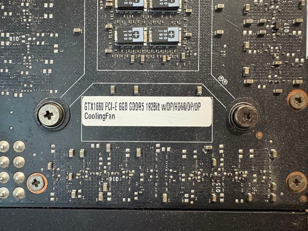 GTX 1660 6GB GDDR5 グラフィックボード