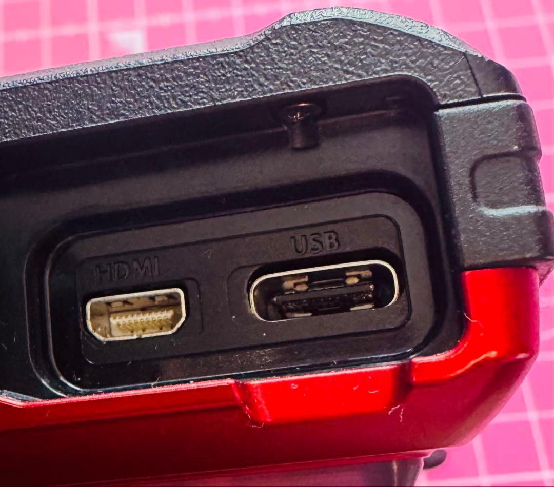 OM SYSTEM TG-7 コンパクトデジタルカメラ レッド