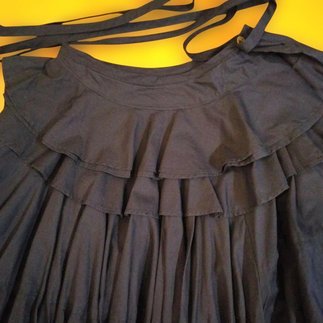 tricot Comme des Garçons　エスカルゴ巻スカート　ネイビー