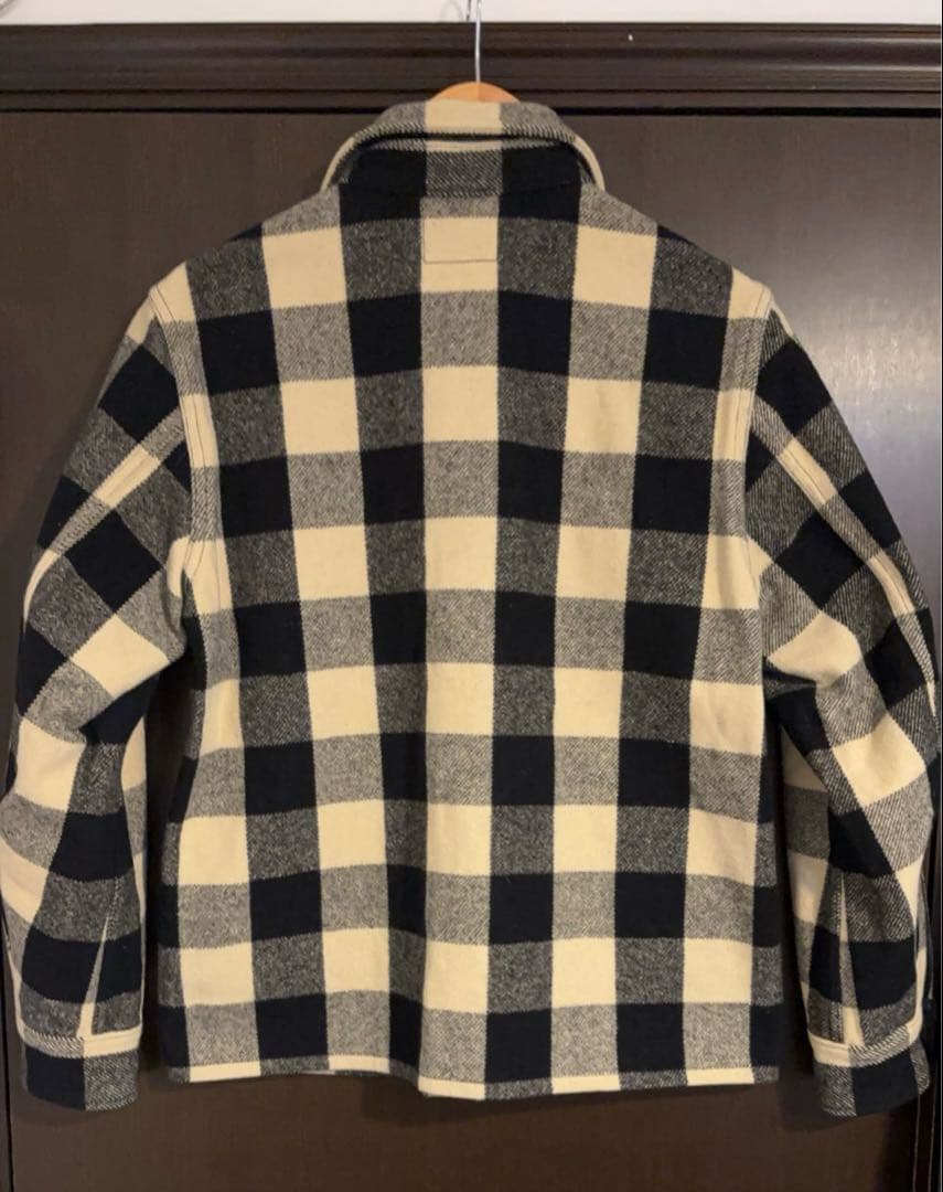 が*パ様 日本製　COOTIE ウールチェックシャツ　 Lサイズ