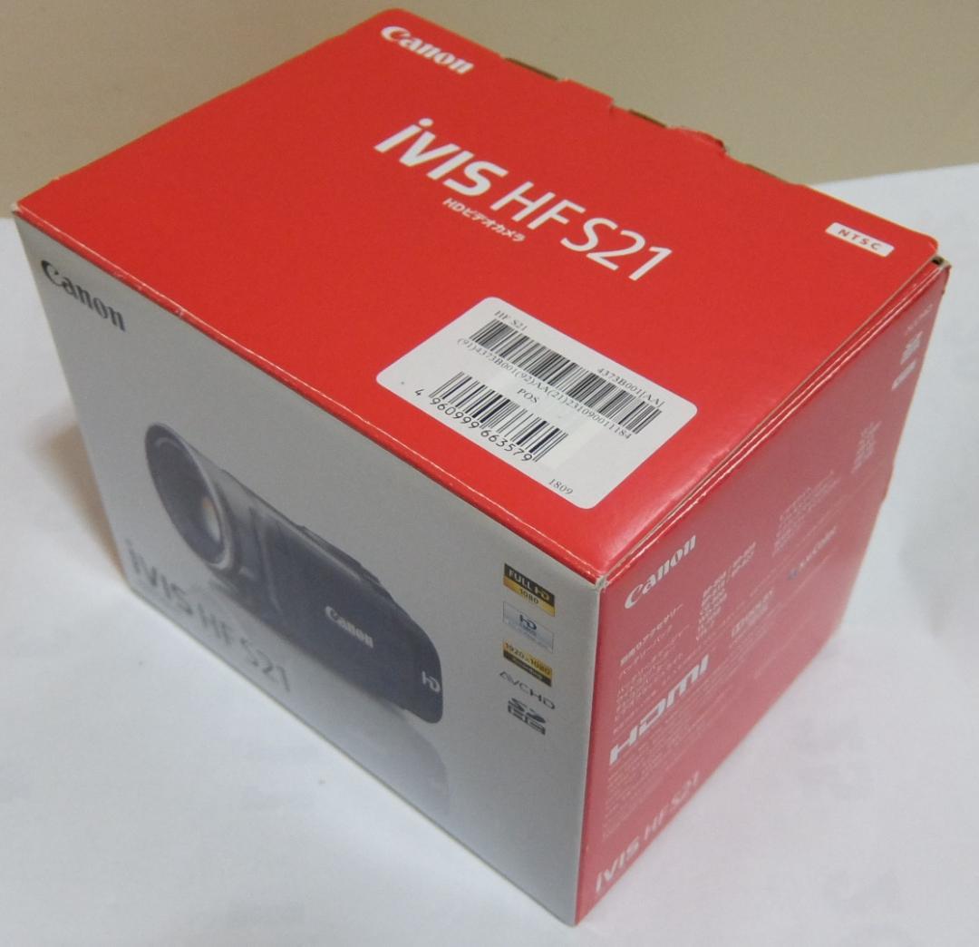 CANON キャノン iVIS HF S21 フルHD デジタルカメラ 中古品