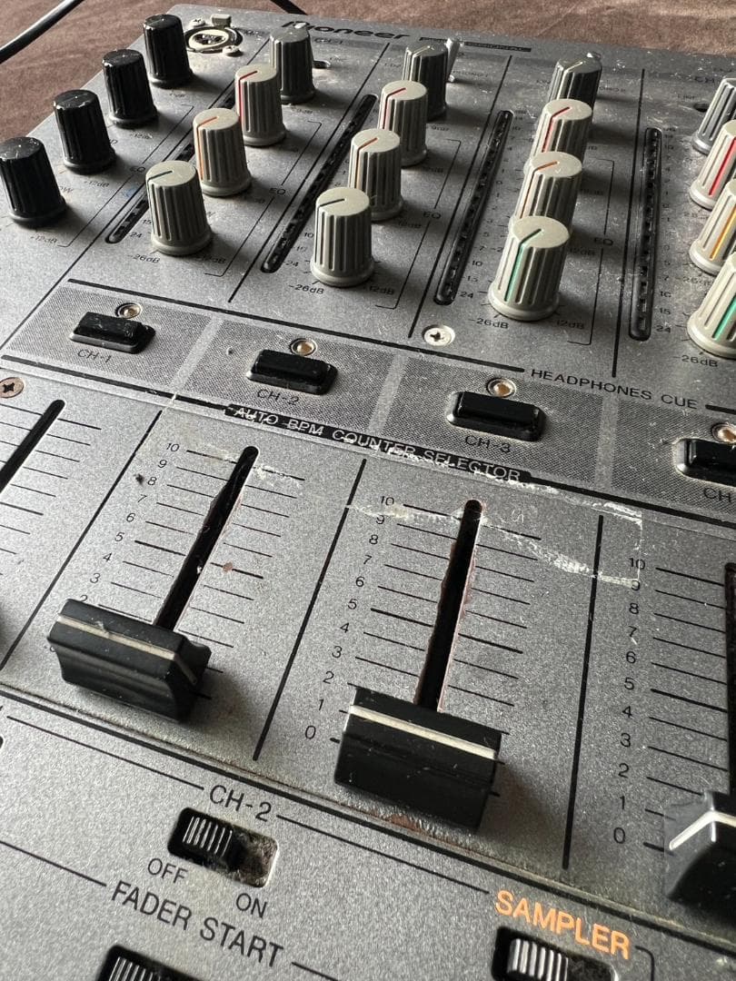 【ジャンク】Pioneer DJM-600 DJミキサー
