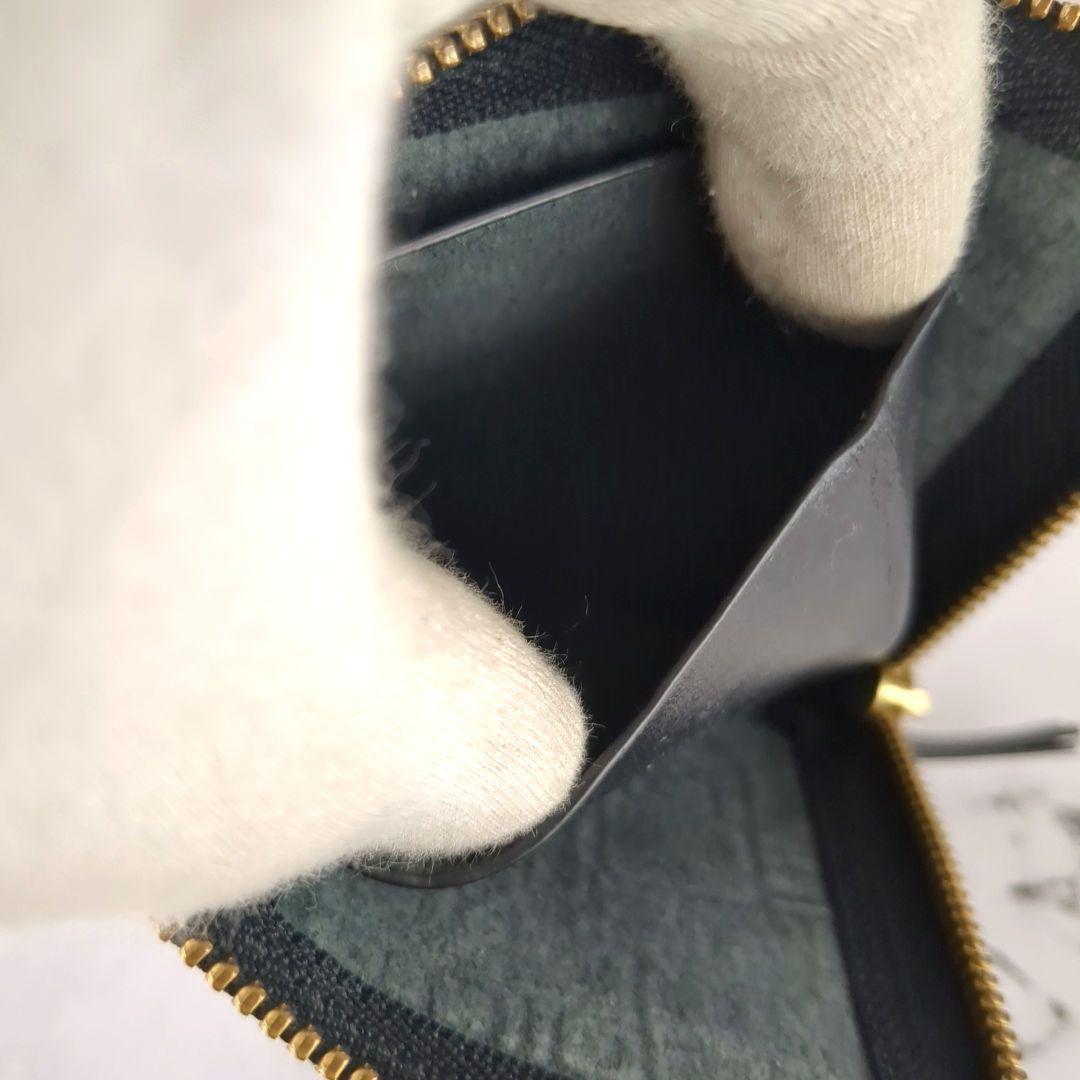 【極美品】コムデギャルソン☆型押し　総柄　ケース　カードケース　ブラック